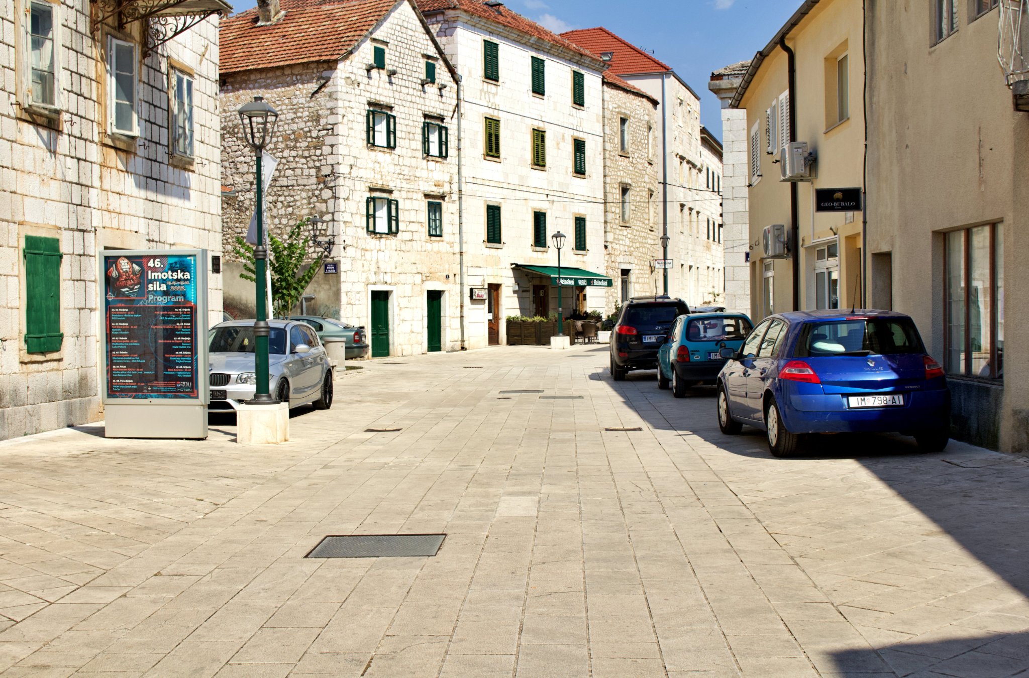 Obavijest o zatvaranju ulice