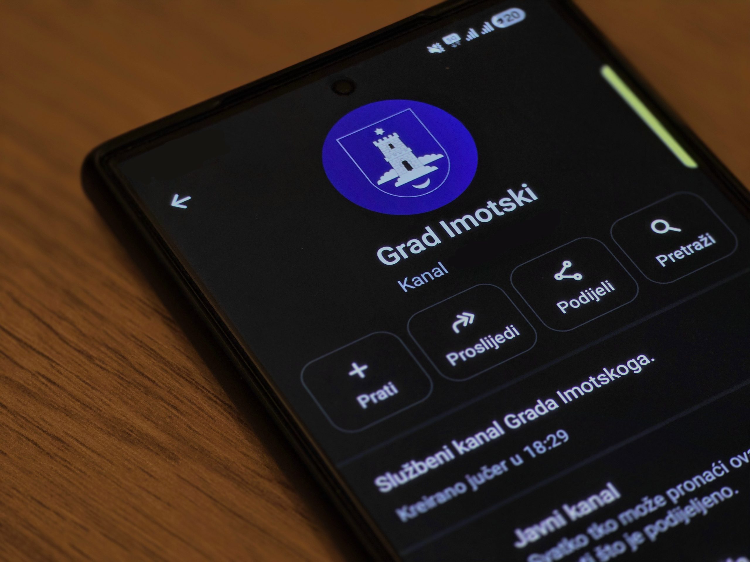 Grad Imotski pokrenuo Whatsapp kanal